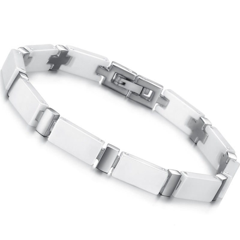 Qualitäts- Und Quantitätsgarantie Weißes Wolfram-Keramik-Armband Qualitäts- Und Quantitätsgarantie Weißes Wolfram-Keramik-Armband