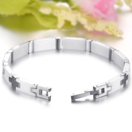 Qualitäts- Und Quantitätsgarantie Weißes Wolfram-Keramik-Armband