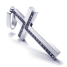 Mode Herren Kreuz Titan Anhänger - Free Chian