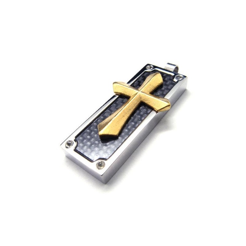 Mode Herren Titan Kreuz Anhänger - Free Chian Mode Herren Titan Kreuz Anhänger - Free Chian