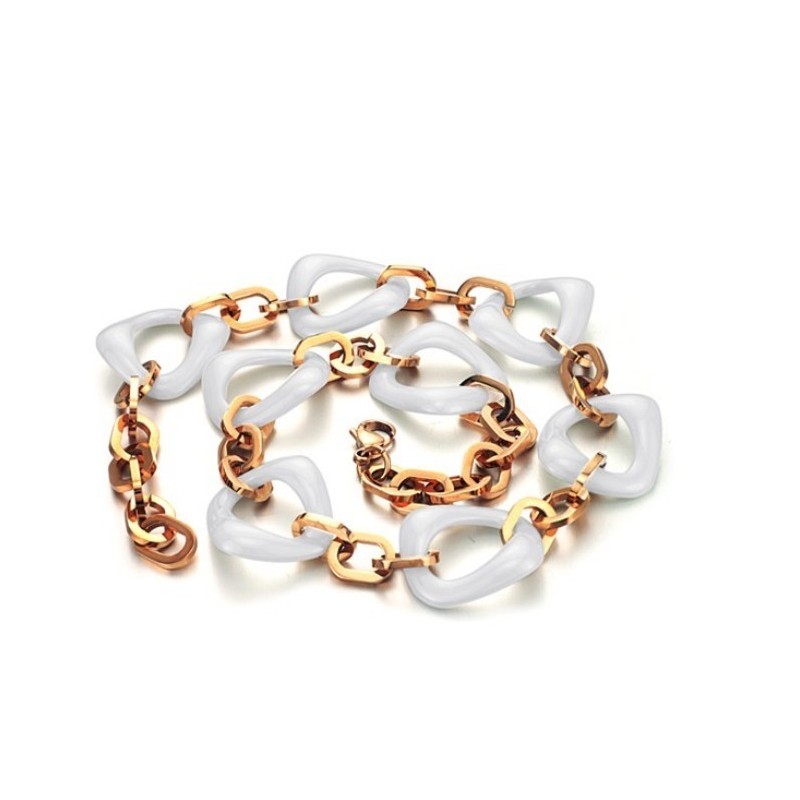 Qualität Und Quantität Gesicherte Beschichtung Roségold Wolfram Keramik Halskette Qualität Und Quantität Gesicherte Beschichtung Roségold Wolfram Keramik Halskette