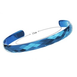 Zuverlässiger Performance-Armreif Aus Blauer Wolframkeramik