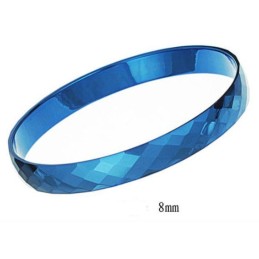 Stabiler Qualitäts-Armreif Aus Blauer Wolframkeramik
