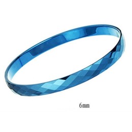 Stabiler Qualitäts-Armreif Aus Blauer Wolframkeramik
