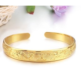 Hochwertiger Damen-Armreif Mit 18 Karat Goldbeschichtung