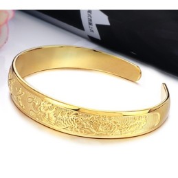 Hochwertiger Damen-Armreif Mit 18 Karat Goldbeschichtung