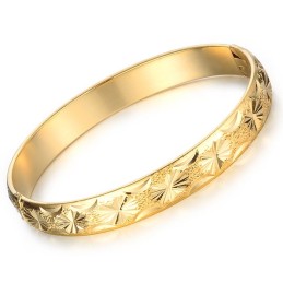 Stabile Qualität Damen Elegant 18K Vergoldet Armreif