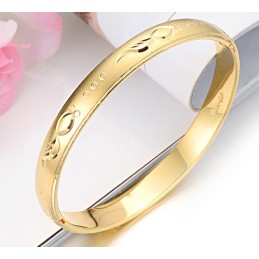 Hochwertiger Damen-Armreif Mit 18 Karat Goldbeschichtung