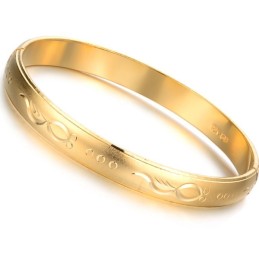 Hochwertiger Damen-Armreif Mit 18 Karat Goldbeschichtung