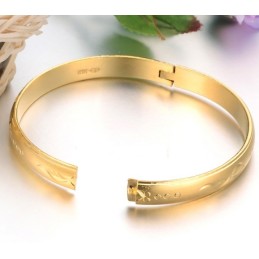 Hochwertiger Damen-Armreif Mit 18 Karat Goldbeschichtung
