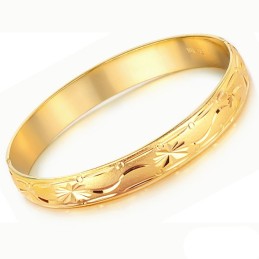 Zuverlässiger, Hochwertiger, 18 Karat Vergoldeter Armreif Für Damen