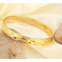 Zuverlässiger, Hochwertiger, 18 Karat Vergoldeter Armreif Für Damen