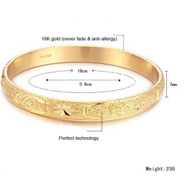 18 Karat Vergoldeter Armreif Mit Garantierter Qualität Und Quantität