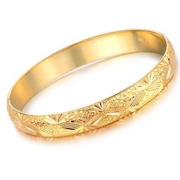 Hochwertiger Damen-Armreif Mit 18 Karat Goldbeschichtung