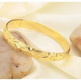 Hochwertiger Damen-Armreif Mit 18 Karat Goldbeschichtung