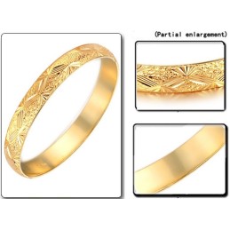 Hochwertiger Damen-Armreif Mit 18 Karat Goldbeschichtung
