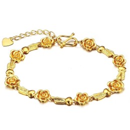 Hochwertiges Damenarmband Mit 18 Karat Goldbeschichtung