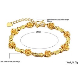 Hochwertiges Damenarmband Mit 18 Karat Goldbeschichtung