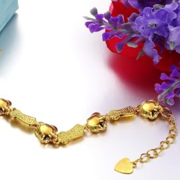 Hochwertiges Damenarmband Mit 18 Karat Goldbeschichtung