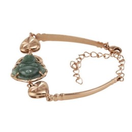 Zuverlässige Qualität: Das 18 Karat Vergoldete Jade-Buddha-Armband