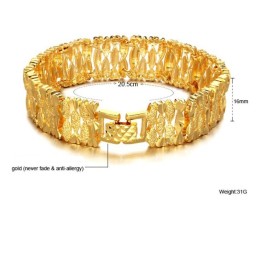 Weltweit Bekanntes, 18 Karat Vergoldetes Damenarmband