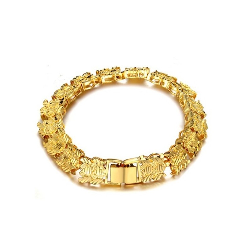 Hochwertiges Damenarmband Mit 18 Karat Goldbeschichtung Hochwertiges Damenarmband Mit 18 Karat Goldbeschichtung