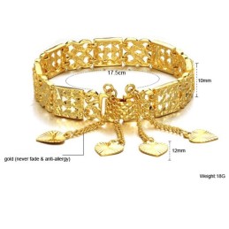 Langlebiges Damenarmband Mit 18 Karat Vergoldung