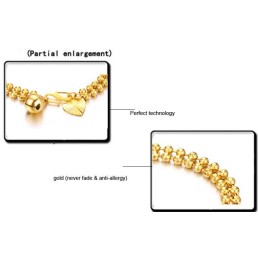 Die Königin Der Qualität – Damenarmband In Kugelform, 18 Karat Vergoldet