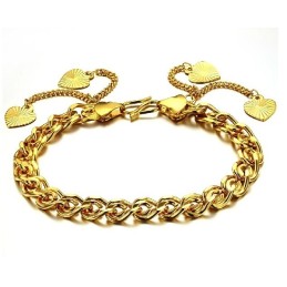 Qualität Und Quantität Garantiert, Weibliches Sweetheart-Armband Mit 18 Karat Goldbeschichtung