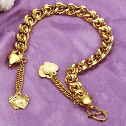 Qualität Und Quantität Garantiert, Weibliches Sweetheart-Armband Mit 18 Karat Goldbeschichtung