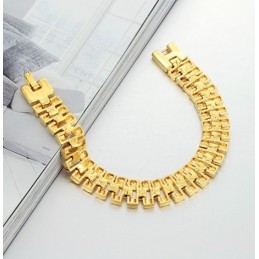 Einfach Zu Verwendendes, 18 Karat Vergoldetes Damenarmband