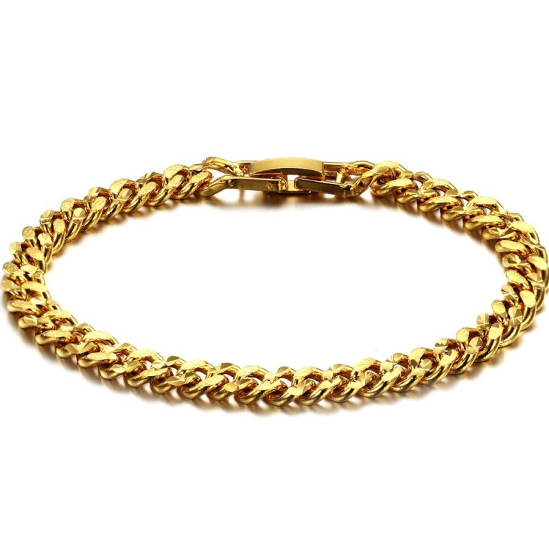 Zuverlässiges Qualitäts-Peeling-Armband Für Damen, 18 Karat Vergoldet Zuverlässiges Qualitäts-Peeling-Armband Für Damen, 18 Karat Vergoldet