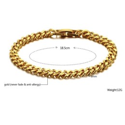 Zuverlässiges Qualitäts-Peeling-Armband Für Damen, 18 Karat Vergoldet