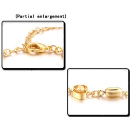 Die Königin Der Qualität, Weibliches Armband In Apfelform, 18 Karat Vergoldet