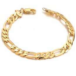 Einfach Zu Verwendendes, 18 Karat Vergoldetes Herrenarmband