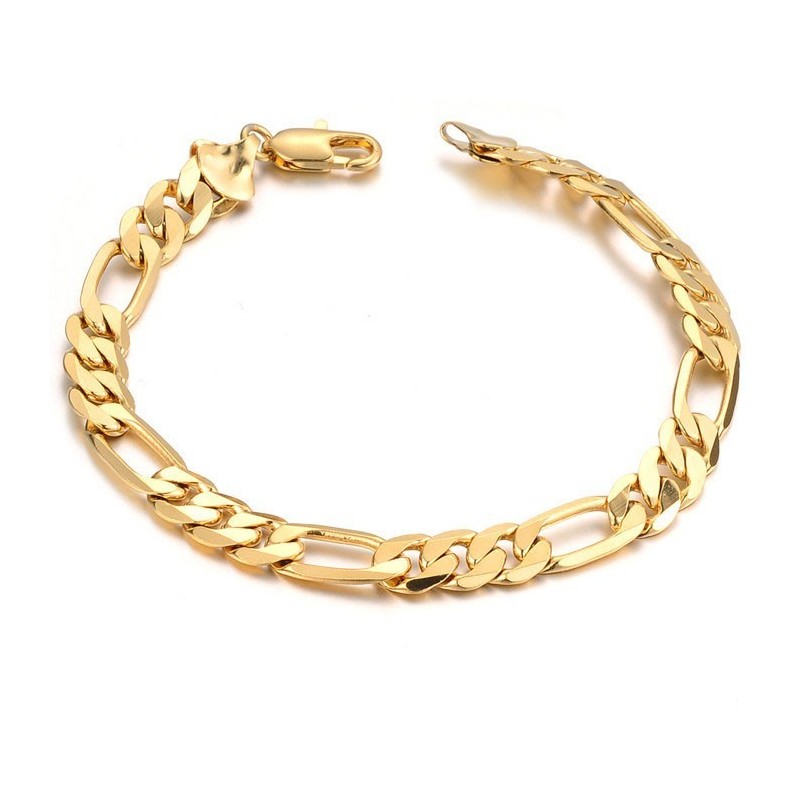 Einfach Zu Verwendendes, 18 Karat Vergoldetes Herrenarmband Einfach Zu Verwendendes, 18 Karat Vergoldetes Herrenarmband