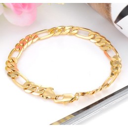 Einfach Zu Verwendendes, 18 Karat Vergoldetes Herrenarmband