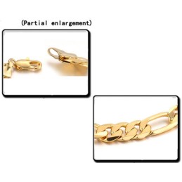 Einfach Zu Verwendendes, 18 Karat Vergoldetes Herrenarmband