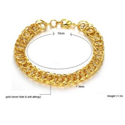 Hochwertiges Damenarmband Mit 18 Karat Goldbeschichtung