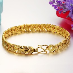 Komplett In Spezifikationen Damen 18K Vergoldetes Armband