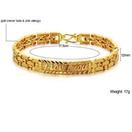 Hochwertiges Damenarmband Mit 18 Karat Goldbeschichtung