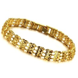 Hochwertiges Damenarmband Mit 18 Karat Goldbeschichtung