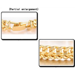Weltweit Bekanntes Klassisches Herrenarmband Mit 18 Karat Goldauflage