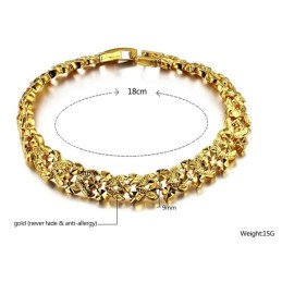 Bekannt Für Sein Hochwertiges, 18 Karat Vergoldetes Damenarmband