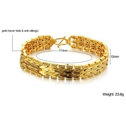 Hervorragende Qualität Damen Klassisches 18K Vergoldetes Armband