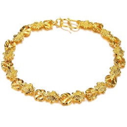 Komplett In Spezifikationen Weibliches Fischform 18K Vergoldetes Armband