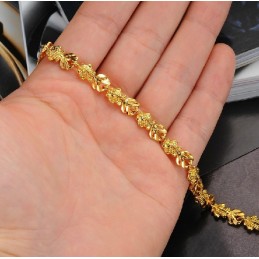 Komplett In Spezifikationen Weibliches Fischform 18K Vergoldetes Armband