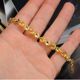 Komplett In Spezifikationen Weibliches Fischform 18K Vergoldetes Armband