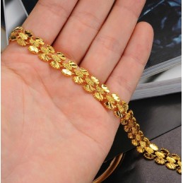 Einfach Zu Verwendendes, 18 Karat Vergoldetes Damenarmband