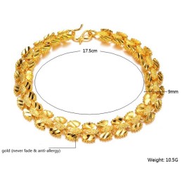 Einfach Zu Verwendendes, 18 Karat Vergoldetes Damenarmband